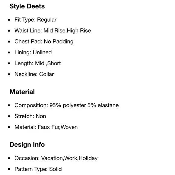 NWT Cider FAUX FEATHER TRIM COLLAR SHORT DRESS - Picture 6 of 9